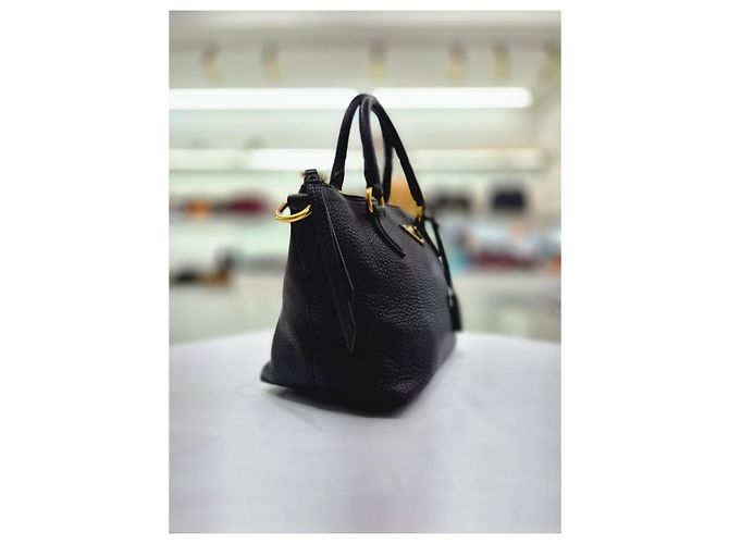 Prada Borsa Tote Piccola e Borsa a Tracolla in Vitello Daino - vista 14