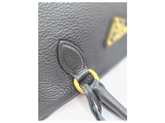 Prada Borsa Tote Piccola e Borsa a Tracolla in Vitello Daino - vista 23