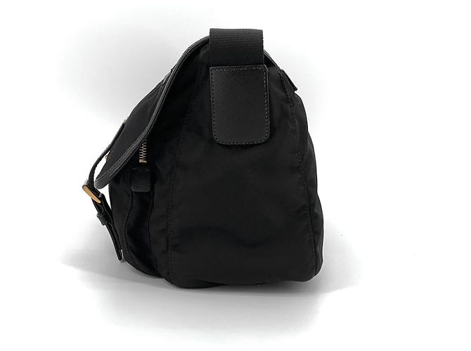 Prada Borsa Messenger Crossbody in Nylon con Logo Triangolare - vista 12