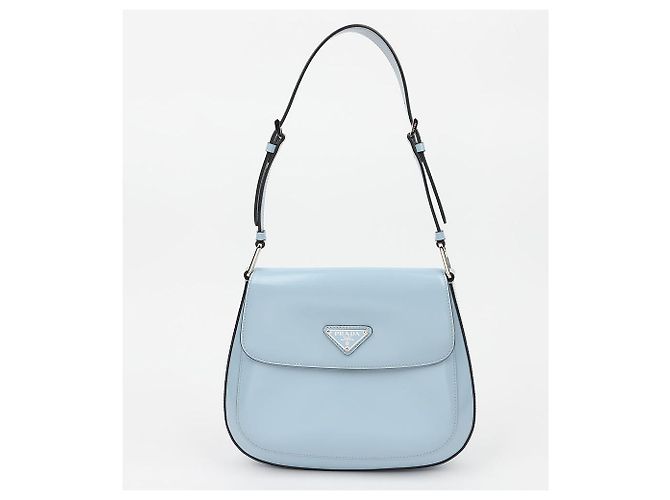 Borsa a tracolla Prada Cleos in pelle marrone - vista 2