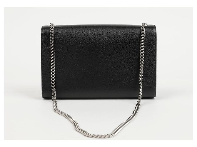 Autre Marque Borsa a tracolla media nera argento - vista 4