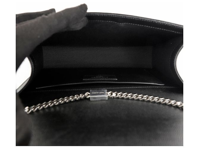 Autre Marque Borsa a tracolla media nera argento - vista 8