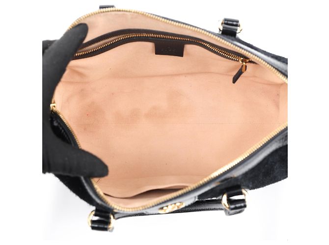 Gucci Ophidia Suede Medium Top Handle Bag Black Handtasche - Ansicht 11