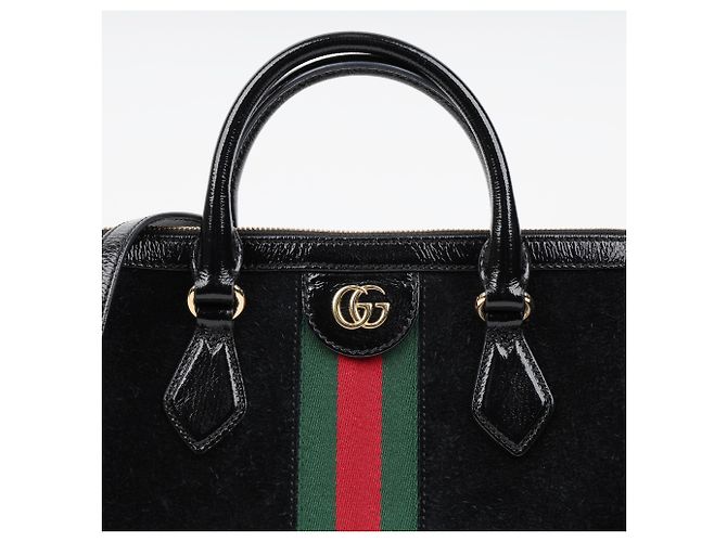 Gucci Ophidia Suede Medium Top Handle Bag Black Handtasche - Ansicht 3