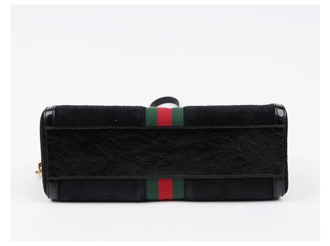 Gucci Ophidia Suede Medium Top Handle Bag Black Handtasche - Ansicht 7