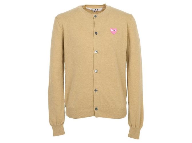 Comme Des Garcons Pink Heart Icon Cardigan AX (Unisex) - Ansicht 2