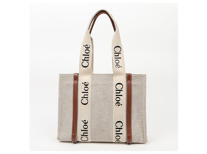 Chloé Woody Medium Tote Bag - view 2