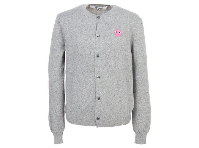 Comme Des Garcons Cardigan con patch rosa AX (Unisex) - vista 2