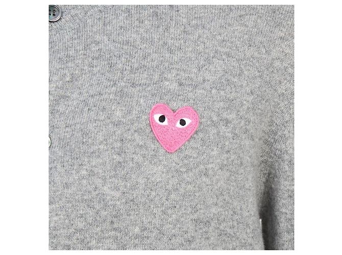 Comme Des Garcons Cardigan con patch rosa AX (Unisex) - vista 5