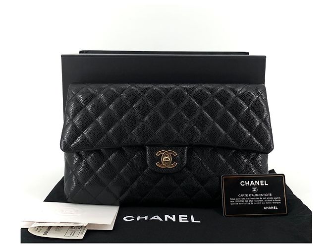 Chanel Clutch Classic Caviar Flap - vista 9
