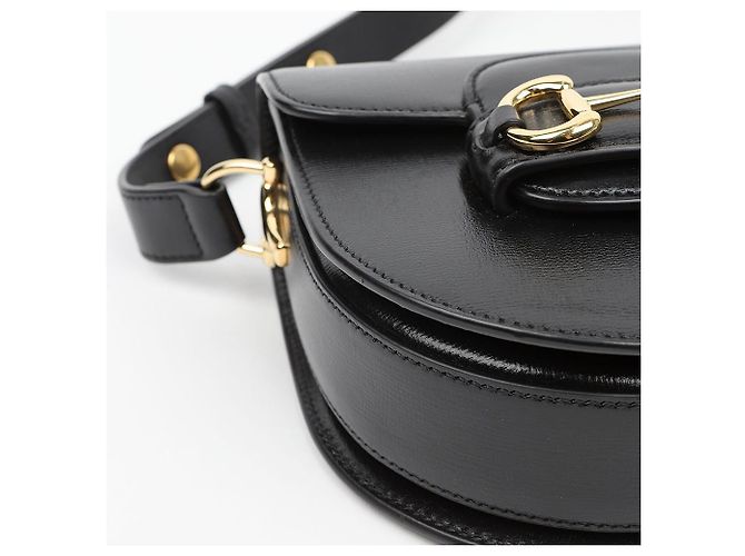 Gucci Horsebit Mini Schultertasche Schwarz - Ansicht 6