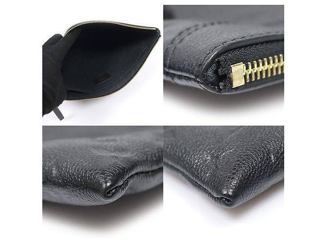 Louis Vuitton Monogram Empreinte Daily Pouch Clutch Black - Ansicht 6