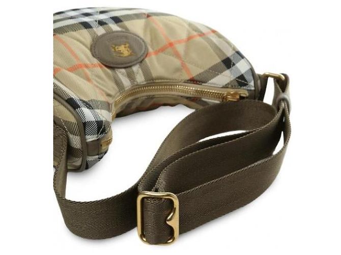 Burberry Borsa Crossbody Horseshoe Check - vista 6