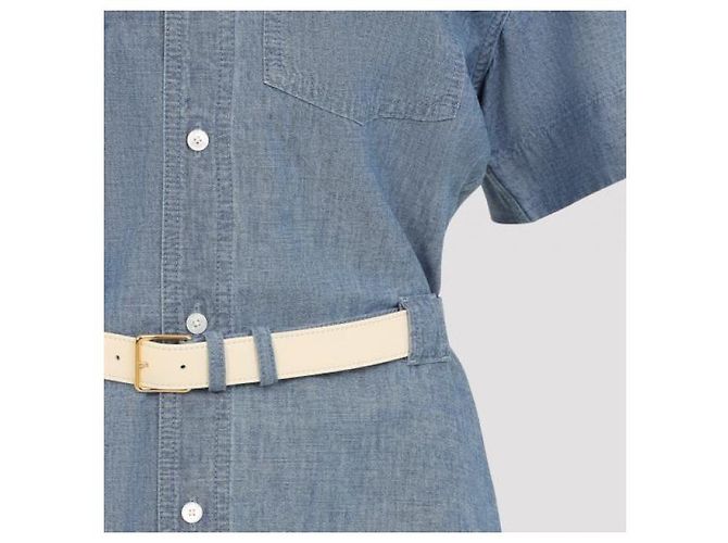 Céline Baumwoll-Denimkleid - Ansicht 7