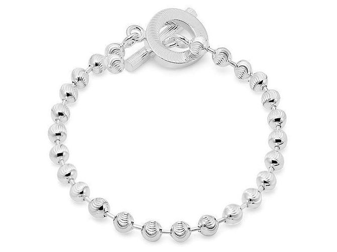Gucci Interlocking Bulles Vole Chain Toggle Silver Armband - Ansicht 2