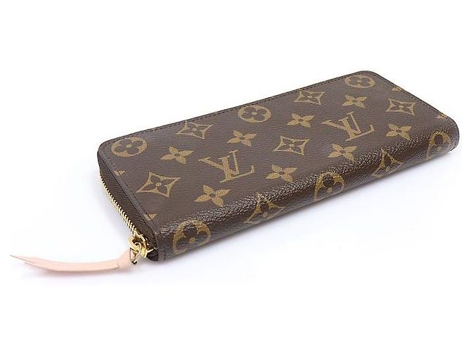 Louis Vuitton Cartera Larga Clemence Monogram Canvas Rose Ballerina - vista 3