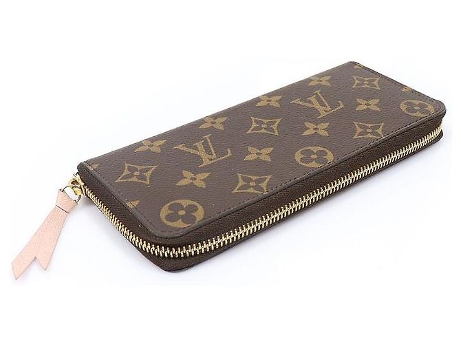 Louis Vuitton Cartera Larga Clemence Monogram Canvas Rose Ballerina - vista 4