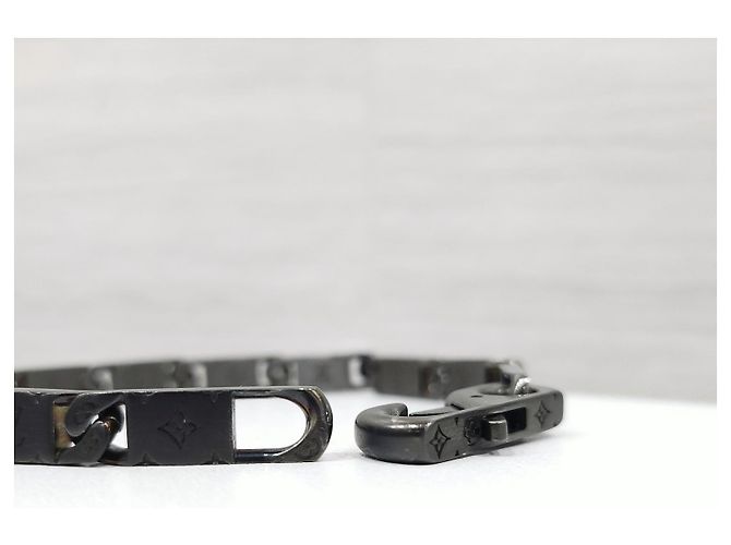 Louis Vuitton Bracelet Monogram Tide Up Ruthenium foncé - vue 12