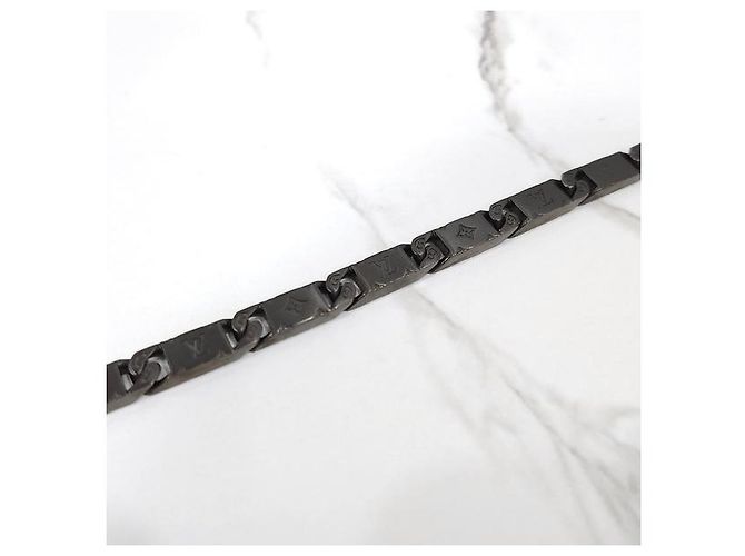 Louis Vuitton Bracelet Monogram Tide Up Ruthenium foncé - vue 6