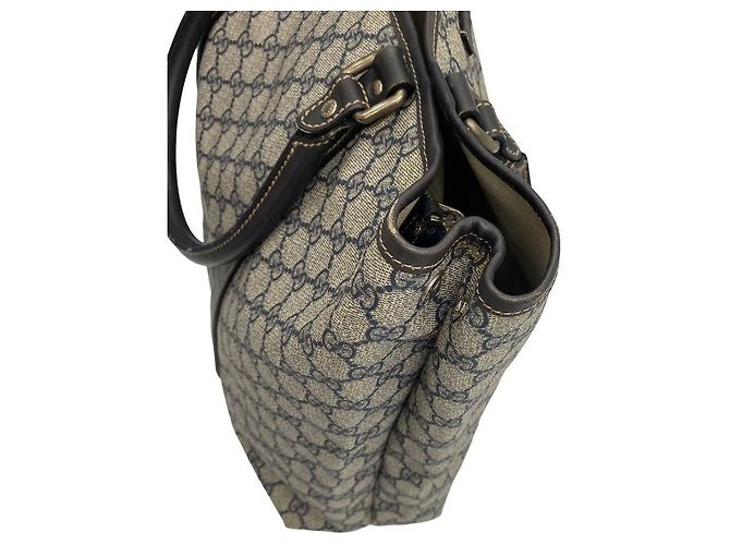 Gucci Joy Vertical Big Shopper Tote Bag Beige - Ansicht 18