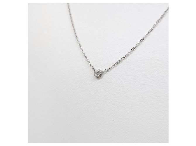 Cartier Collana Damur Diamanti Small Oro Bianco - vista 10