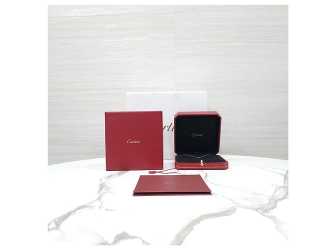 Cartier Collana Damur Diamanti Small Oro Bianco - vista 12