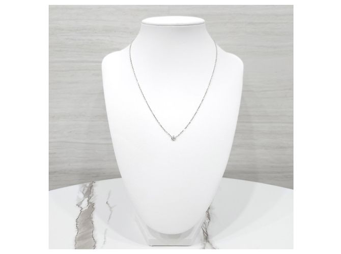 Cartier Collana Damur Diamanti Small Oro Bianco - vista 7