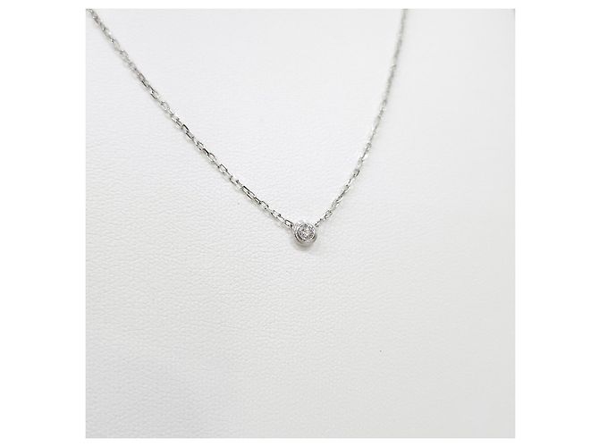 Cartier Collana Damur Diamanti Small Oro Bianco - vista 9