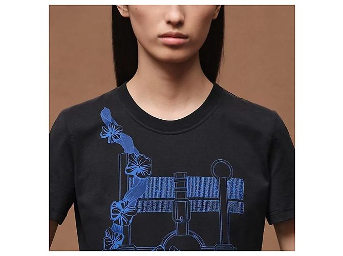 Hermès Camiseta micro estampada para mujer - vista 4