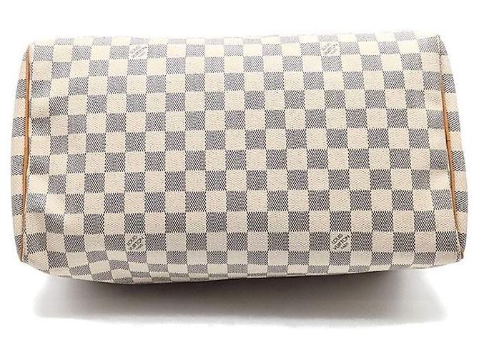 Borsa a mano Louis Vuitton Speedy 35 Azure Blu - vista 7