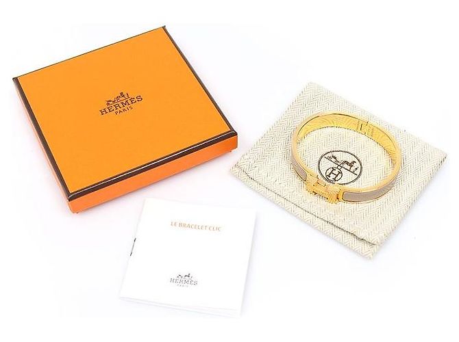 Hermès Bracciale da donna Gold Rose Click Click Ash PM - vista 2