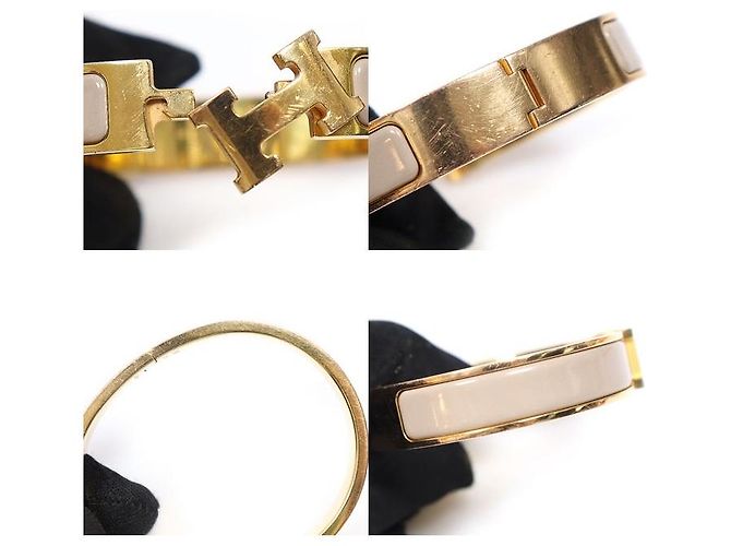 Hermès Bracciale da donna Gold Rose Click Click Ash PM - vista 7