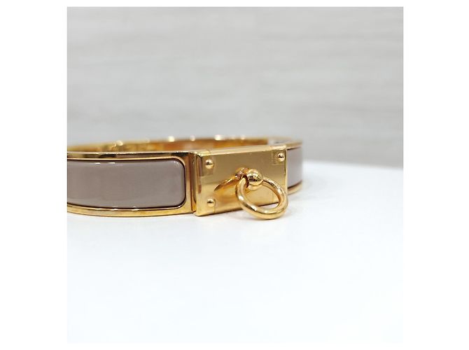 Hermès Bracciale Click Ancre GM Maron Glace - vista 11