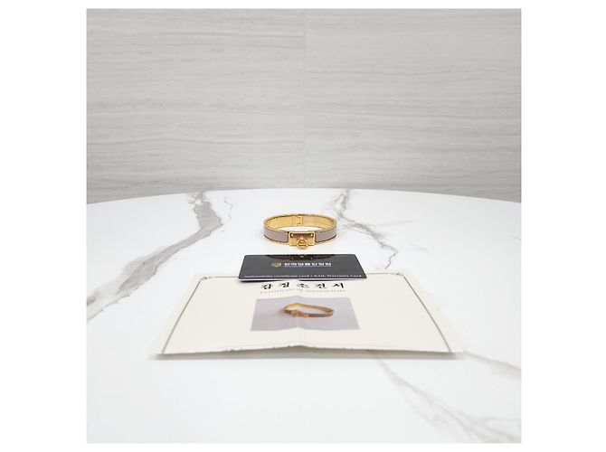 Hermès Bracciale Click Ancre GM Maron Glace - vista 14