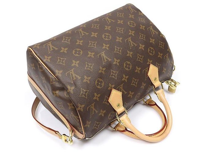 Louis Vuitton Monogram Canvas Speedy Bandoulière - vista 3