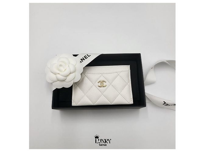 Chanel Kartenetui Classic White Gold - Ansicht 11