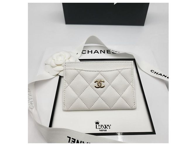 Chanel Kartenetui Classic White Gold - Ansicht 16
