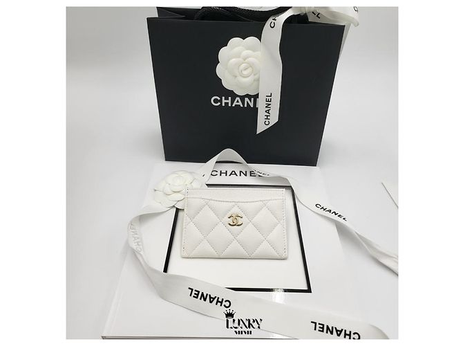 Chanel Kartenetui Classic White Gold - Ansicht 21