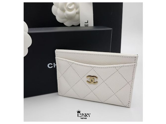 Chanel Kartenetui Classic White Gold - Ansicht 6