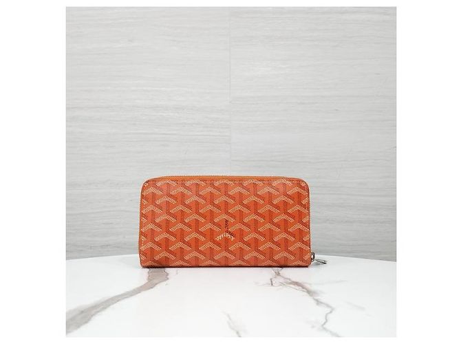 Goyard Portafoglio Martin GM Orange Speciale - vista 3
