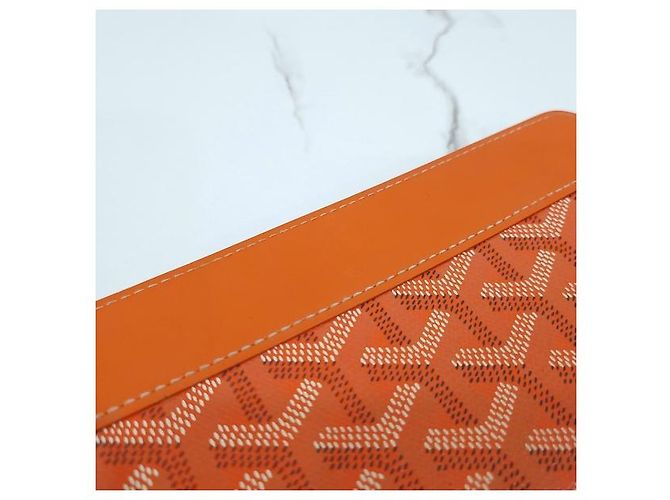 Goyard Portafoglio Martin GM Orange Speciale - vista 4