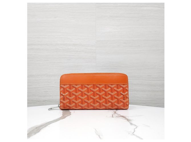 Goyard Portafoglio Martin GM Orange Speciale - vista 9