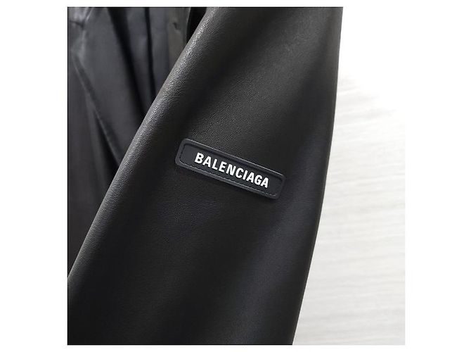 Balenciaga  taillierte Lederjacke - Ansicht 4