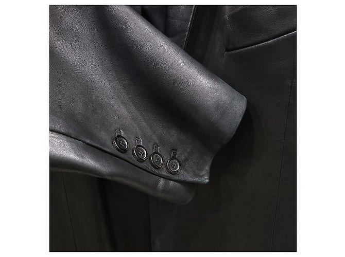 Balenciaga  taillierte Lederjacke - Ansicht 6
