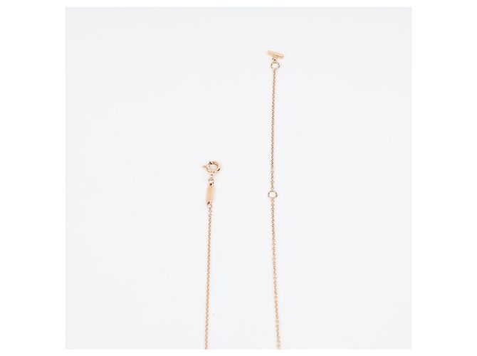 Tiffany & Co Collana Pendente Smile Small Oro Rosa - vista 3