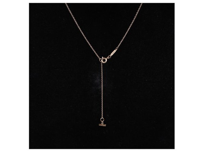 Tiffany & Co Collana Pendente Smile Small Oro Rosa - vista 8