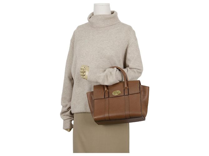 Mulberry Borsa Tote Small Bayswater Brown - vista 18