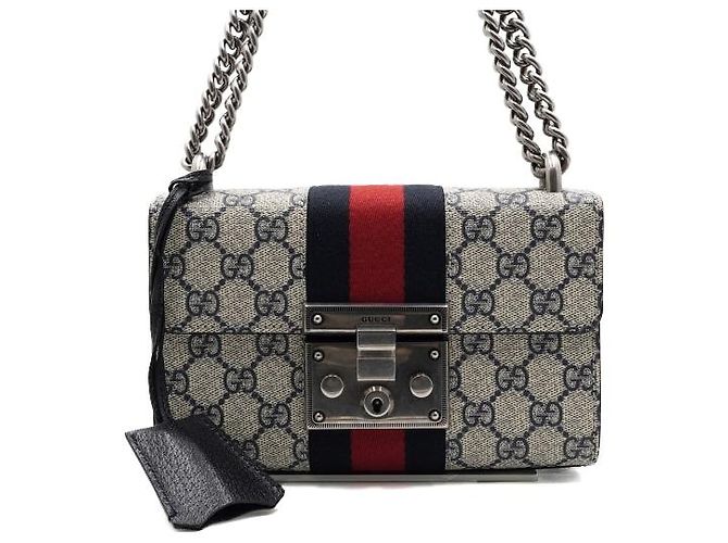 Gucci Picca borsa a tracolla e crossbody GG con catena dorata - vista 2