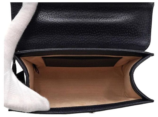 Gucci Picca borsa a tracolla e crossbody GG con catena dorata - vista 6