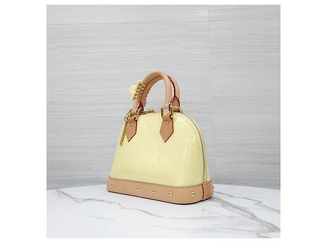 Louis Vuitton Monogram Vernis Alma BB Yellow - Ansicht 2